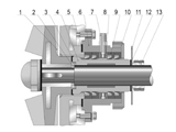 UHB-ZK型耐腐耐磨沙浆泵,单级单吸离心泵